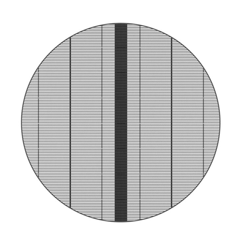 Customized transparent screen with irregular shape